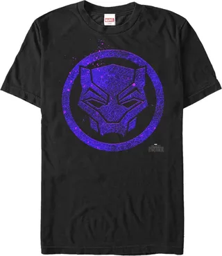 Men's Marvel Black Panther 2018 Ember Mask T-Shirt - Black - Small