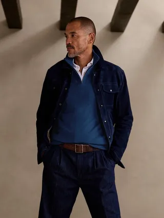 Franki Merino Half-Zip Sweater