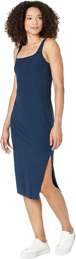 Beyond Yoga Spacedye Icon Midi Dress (Nocturnal Navy) Women's Clothing