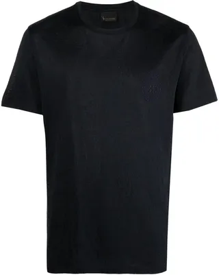 embroidered-logo T-shirt