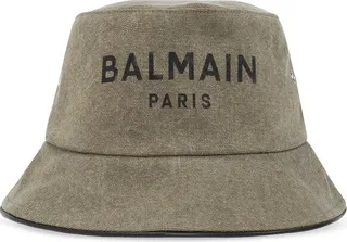 Balmain B-Army Dropped Wide Brim Bucket Hat