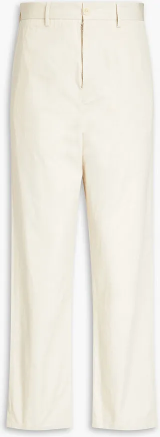 Cotton-canvas pants