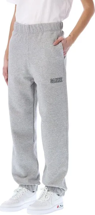 Ganni Logo Embroidered Sweatpants