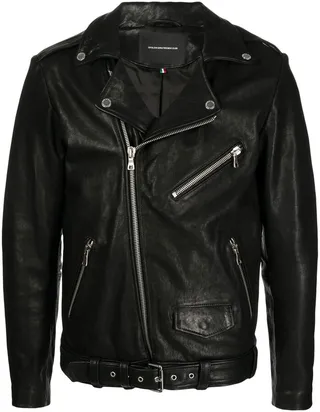 Joey leather biker jacket