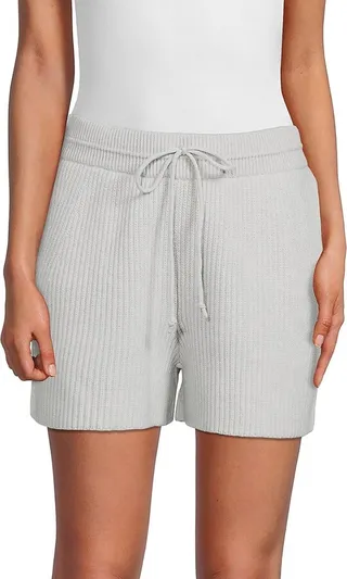 Ribbed Merino Wool Shorts