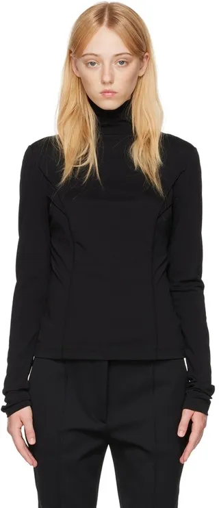 Givenchy Black Cutout Turtleneck