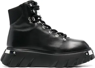 Lace-Up Ankle Boots