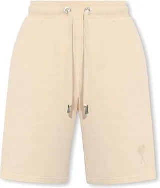 AMI Logo Embroidered Drawstring Track Shorts