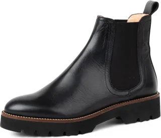Patricia Green - Chelsea Lug Sole Bootie Black