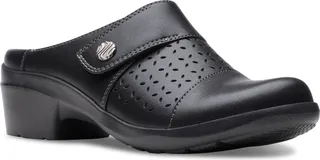 Clarks Women's Angie Maye Perfed Strapped Comfort Clogs Women's Shoes