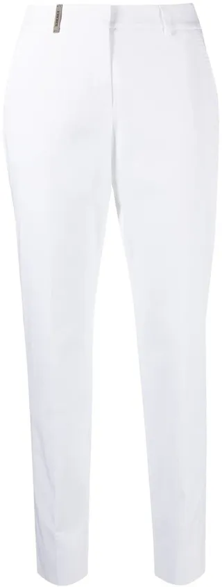 High-Waisted Tapered Trousers