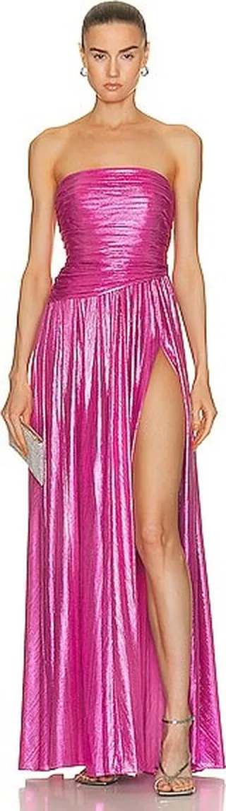 retrofete Jacie Dress in Fuchsia