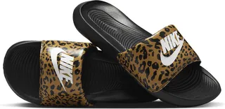 Nike Women's Victori One Print Slides in Brown