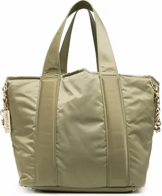 Hugging chain-trim tote