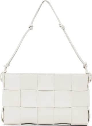 Bottega Veneta White Cassette Pouch Bag