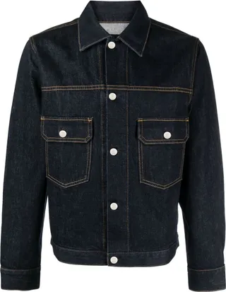 Button-Up Denim Jacket