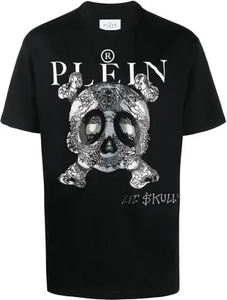 Monsters print logo T-shirt