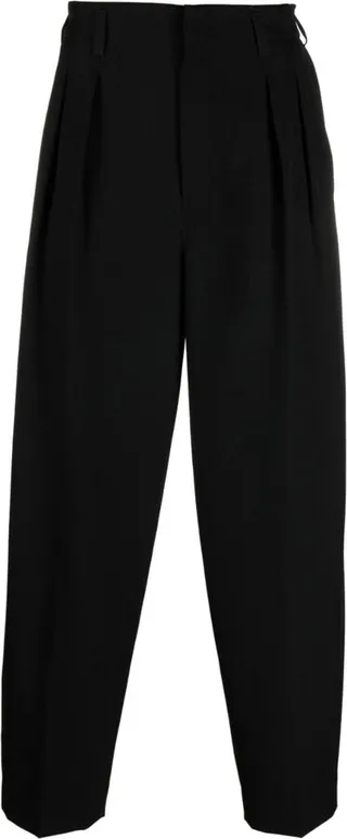Wool Tapered Trousers