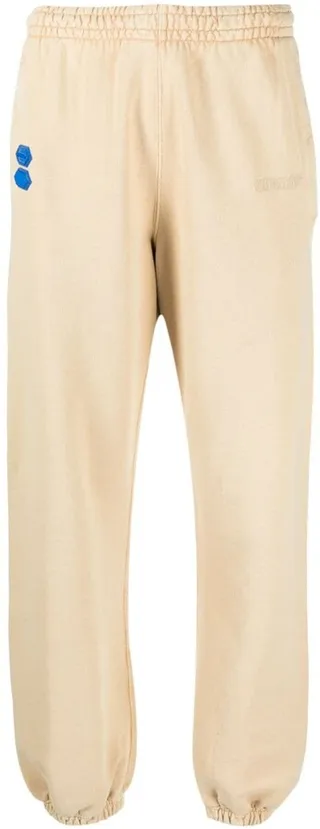 Logo-Patch Cotton Track Trousers