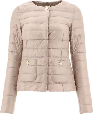 Herno Buttoned Crewneck Padded Jacket