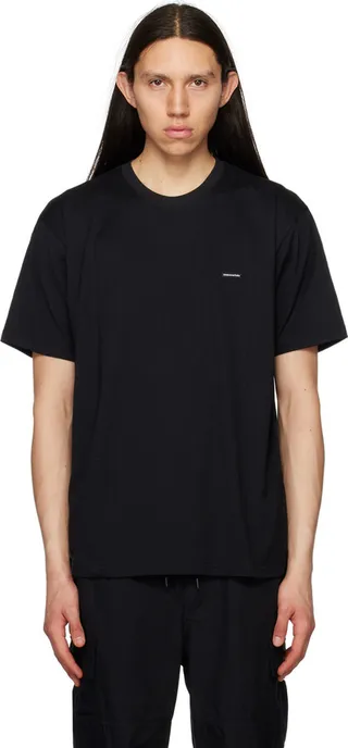 thisisneverthat Black Embroidered Patch T-Shirt