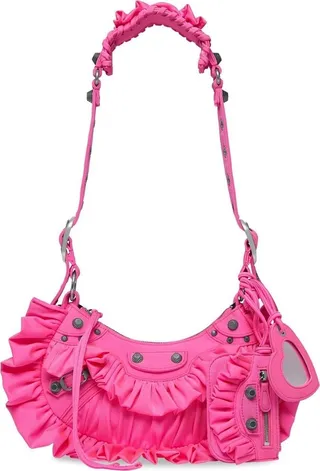Le Cagole ruffles shoulder bag