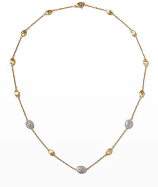 18k Gold Necklace with Diamonds