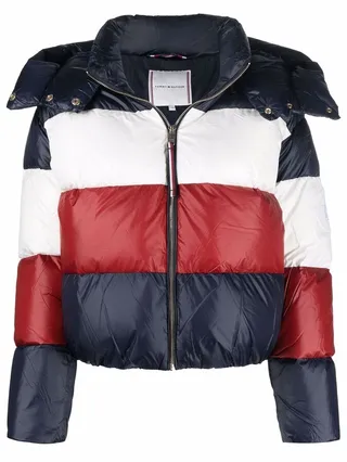 Striped Padded Puffer Jacket