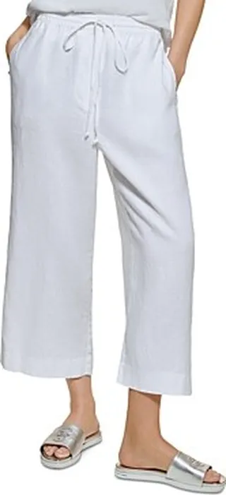 Dkny Cropped Drawstring Pants