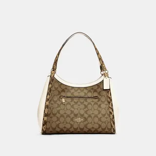 Kristy Shoulder Bag In Colorblock Signature Canvas