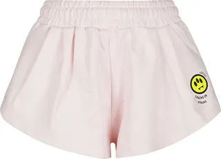 Barrow Logo Printed Pleated Shorts