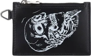 Alexander McQueen Skull Graphic Printed Zipped Cardholder