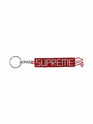 Beaded-Logo Keychain