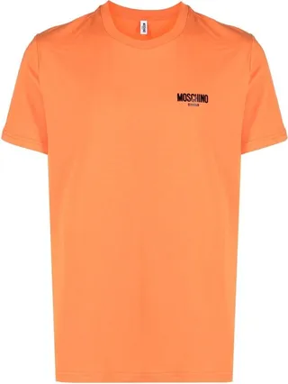 logo-embossed short-sleeve T-shirt