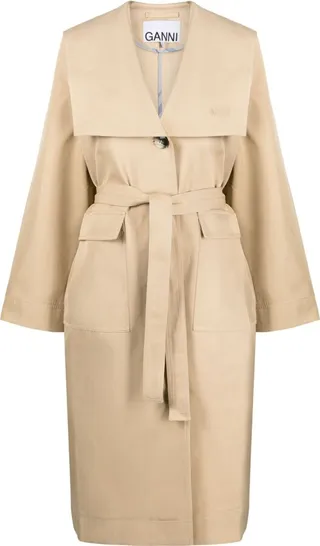 Oversized Belted Trench Coat