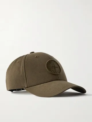 Logo-Embroidered Cotton-Canvas Baseball Cap