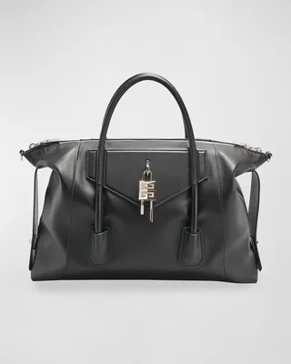 Medium Antigona Soft Lock Bag in Calfskin