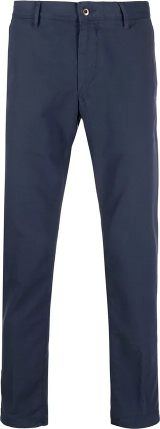Cropped Straight-Leg Trousers