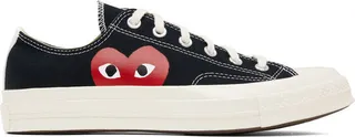 Comme des Garçons Play Black Converse Edition Chuck 70 Sneakers