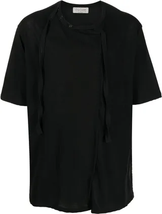 asymmetric design T-shirt