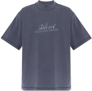 Diesel Logo Embroidered Crewneck T-Shirt