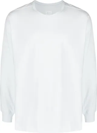 long-sleeve cotton T-shirt