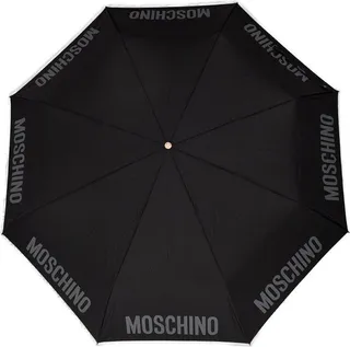 Moschino Logo Printed Folded Umbrella