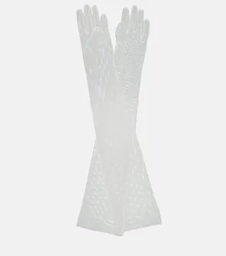 Bridal Malfroy tulle gloves