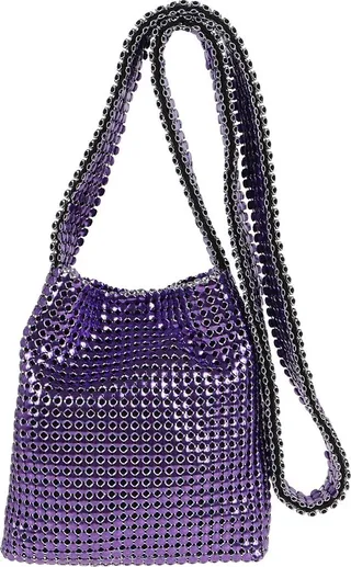 Paco Rabanne Pixel Cut-Out Mini Shoulder Bag