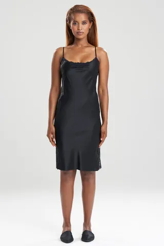 Sleek Silk Lace Chemise