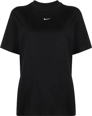 Swoosh logo-print short-sleeved T-shirt
