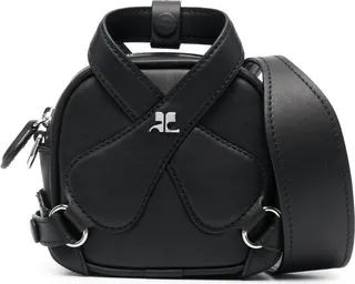 Twisted-Strap Logo Tote Bag