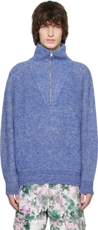 Isabel Marant Blue Bryson Sweater