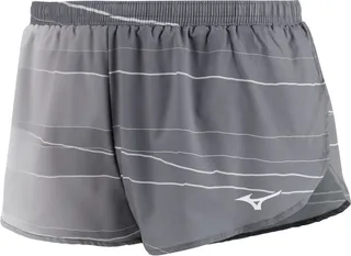Mizuno Men's Printable Eco 2" Running Short Mens Size Small In Color Quiet Shade (9I9i)